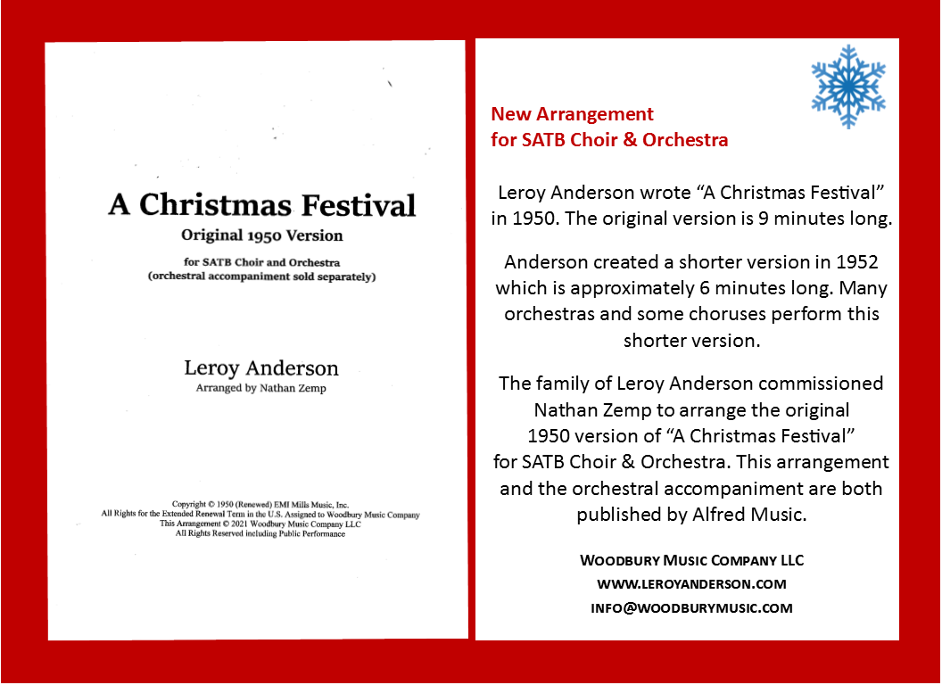 A Christmas Festival SATB Chorus