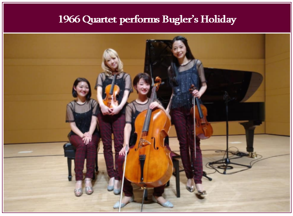 Bugler's Holiday, Performed by 1966 Quartet, Music by Leroy Anderson